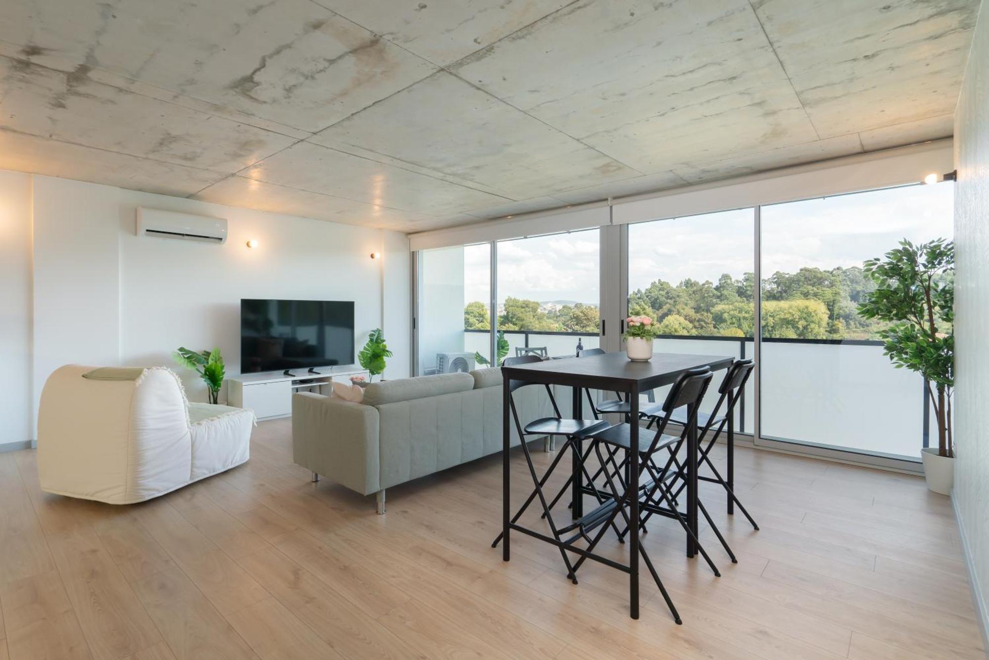 וילה נובה דה גאיה Host Wise - Luxurious Impressive Apartment - Balcony And Pool חדר תמונה