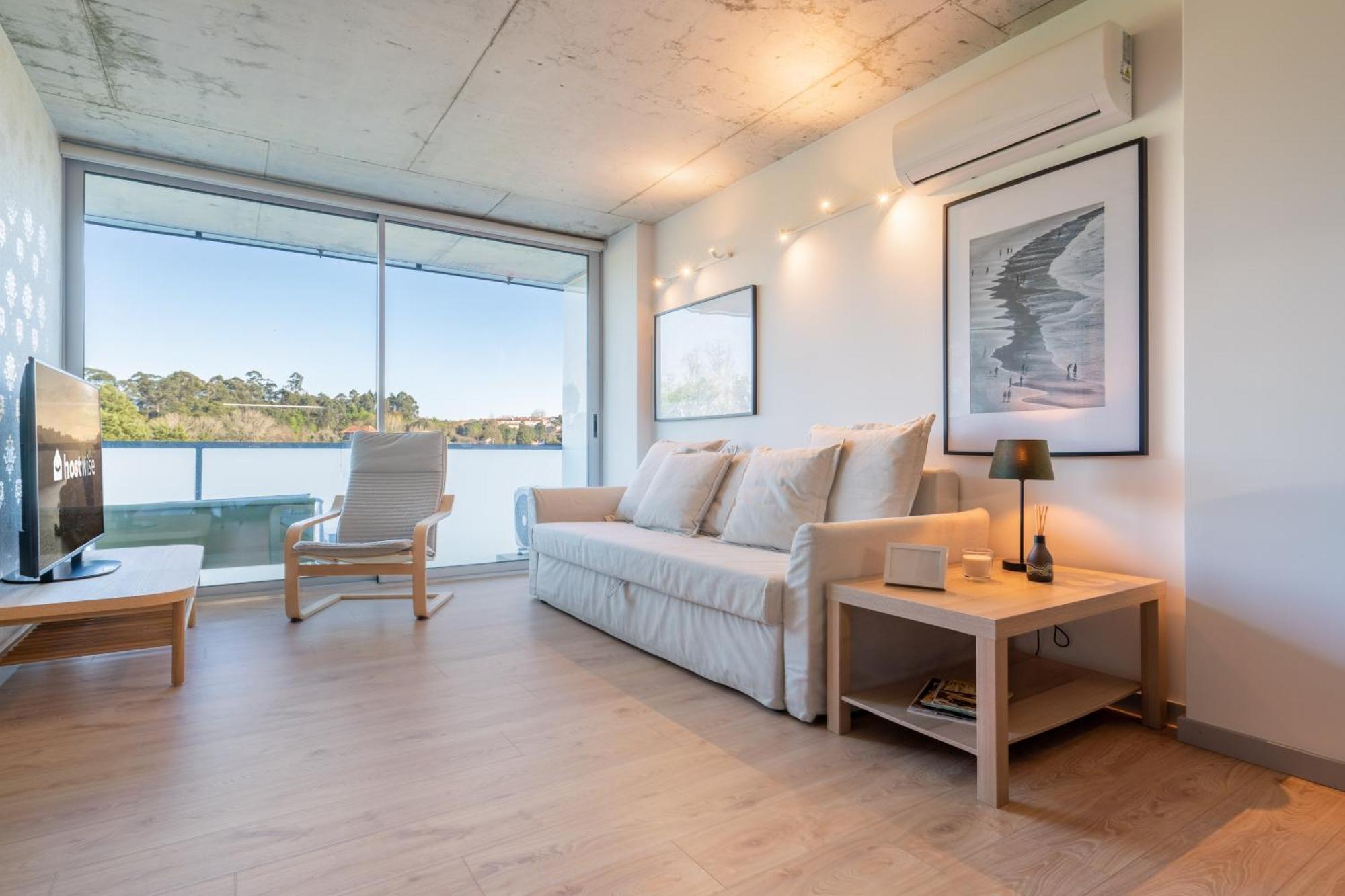 וילה נובה דה גאיה Host Wise - Luxurious Impressive Apartment - Balcony And Pool חדר תמונה