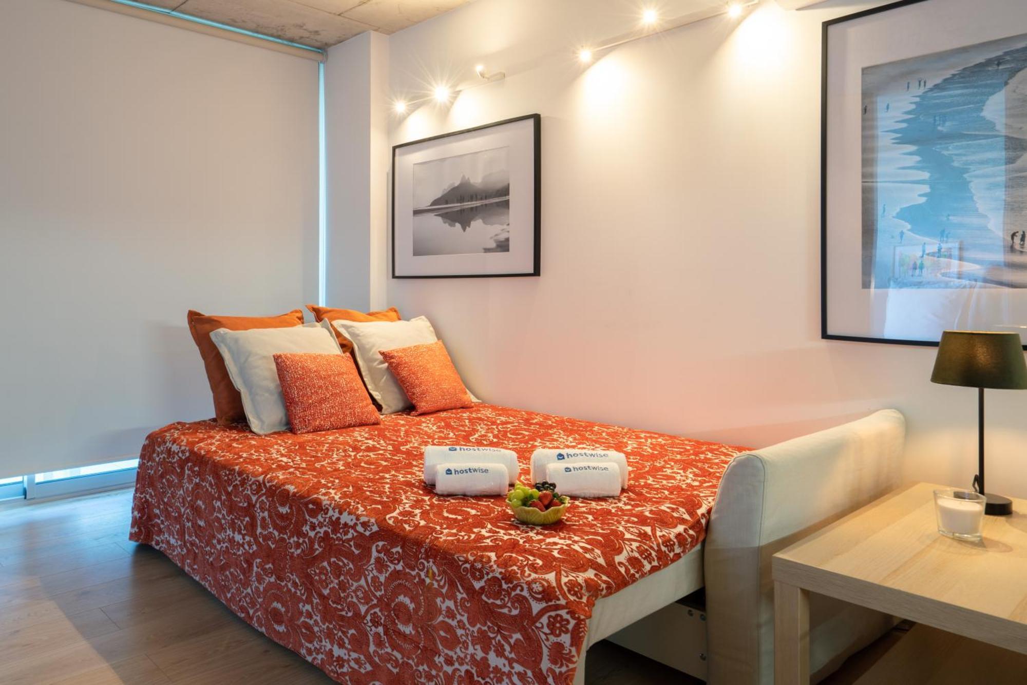 וילה נובה דה גאיה Host Wise - Luxurious Impressive Apartment - Balcony And Pool חדר תמונה